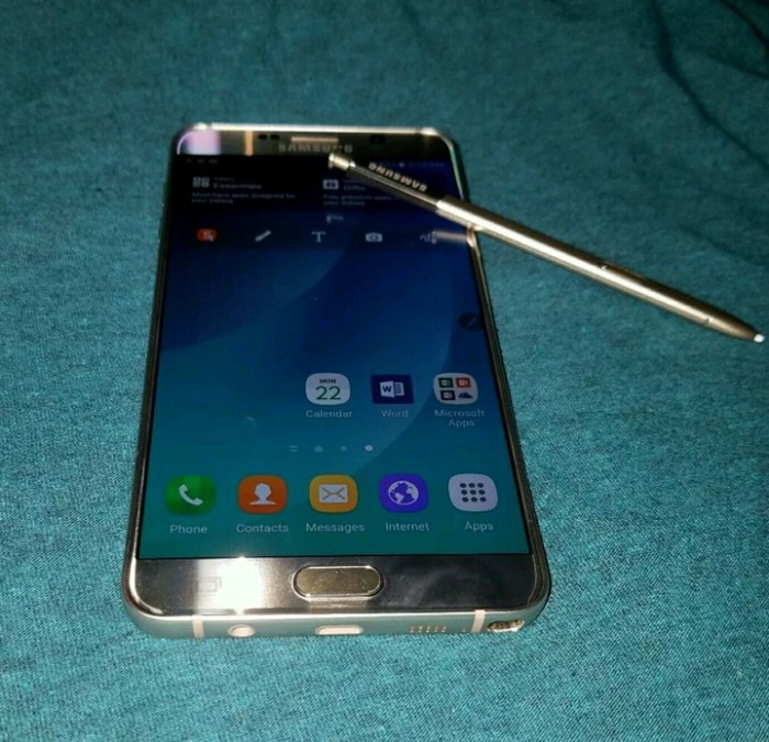 Samsung galaxy note 5 specification and price in nigeria